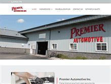 Tablet Screenshot of premierautoiowa.com